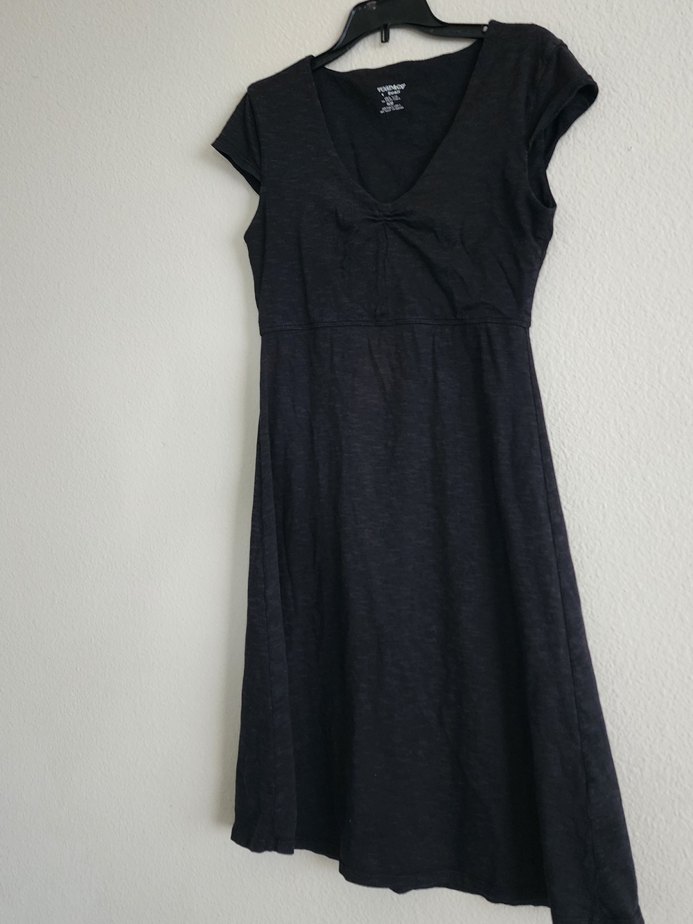 torrid Black Cap-Sleeve V-Neck Midi Dress - Picture 2 of 10